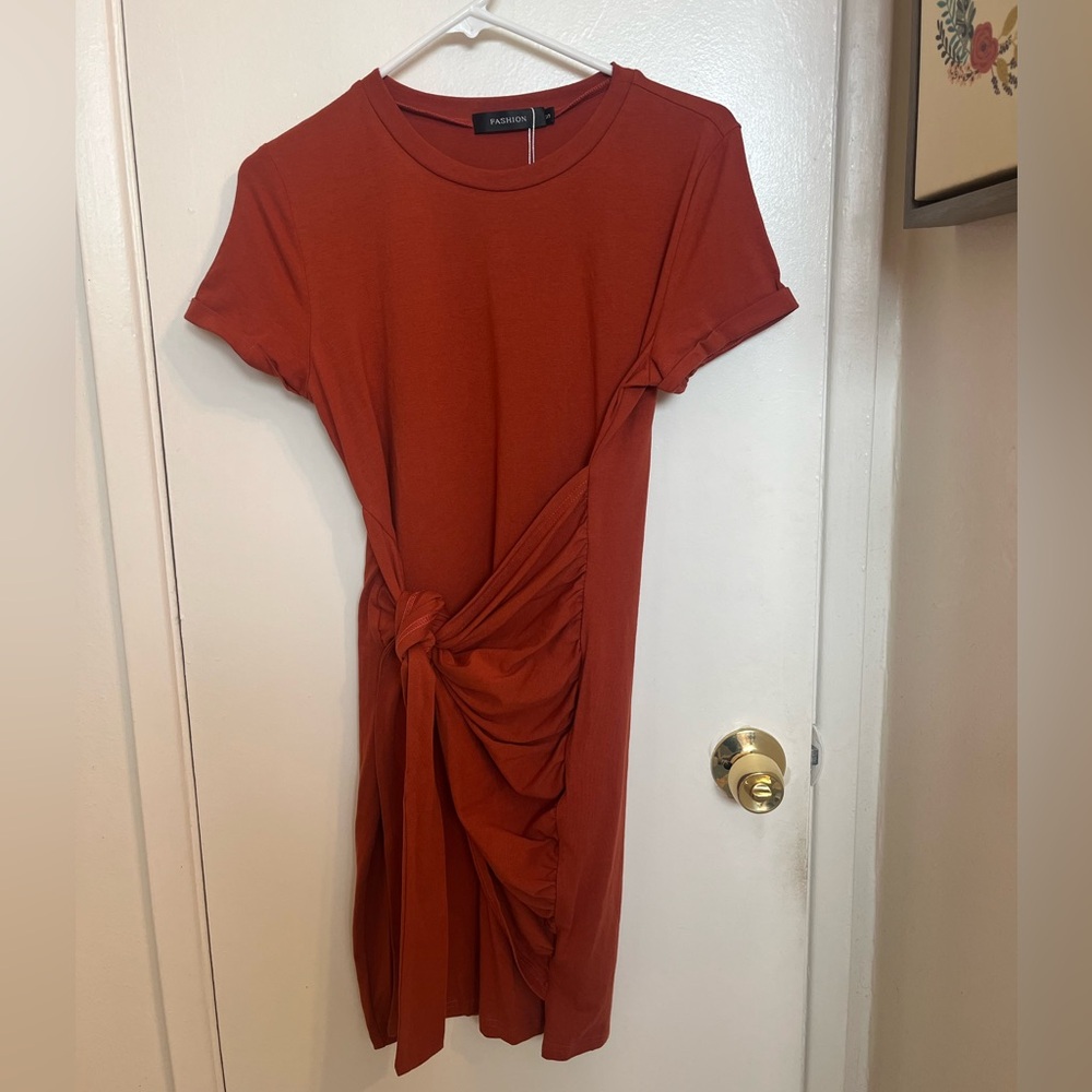 NWT Merokeety Rust Orange Dress